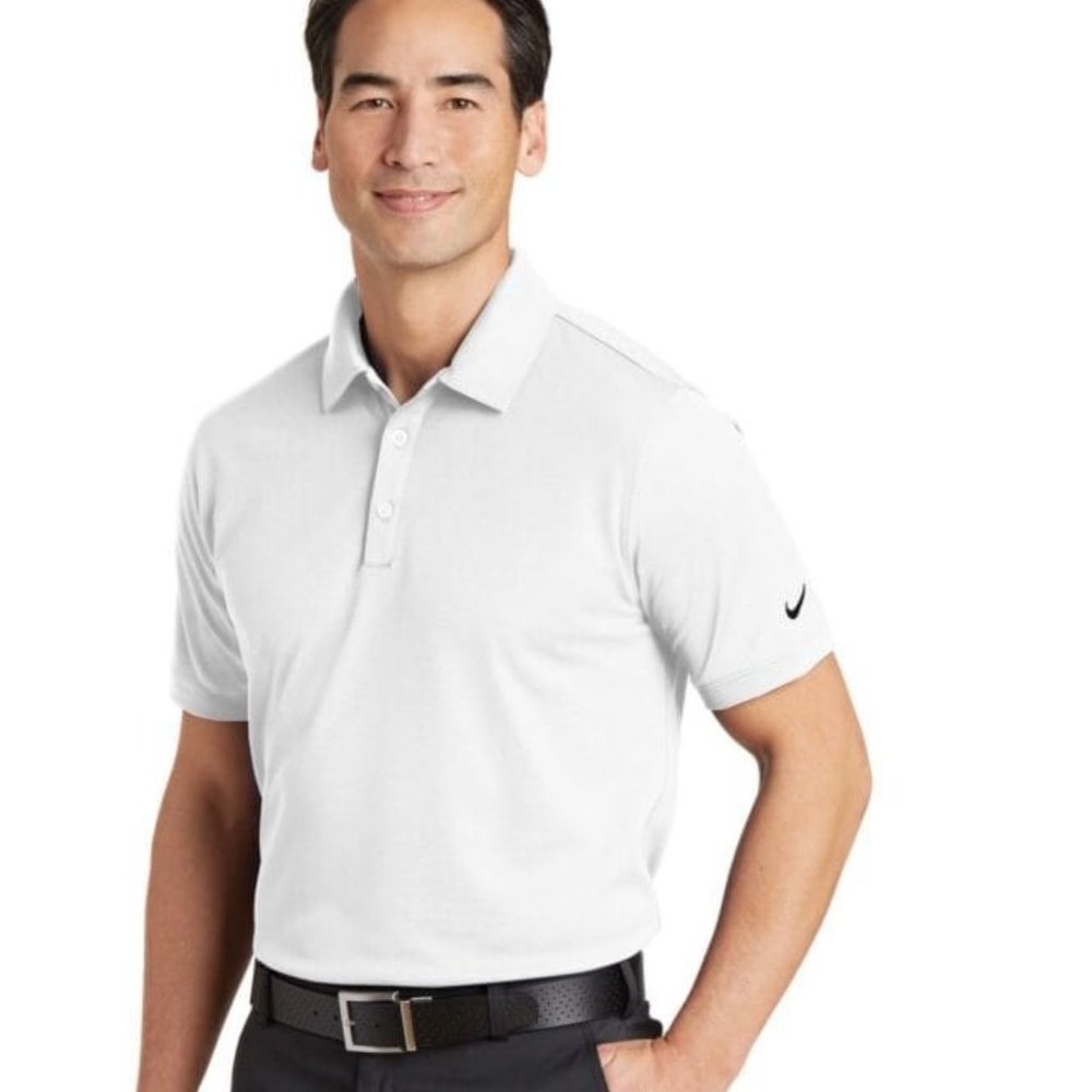 NIKE GOLF DRI-FIT SOLID ICON PIQUE POLO SHIRTS 746099 Color White Size XXL (New)
